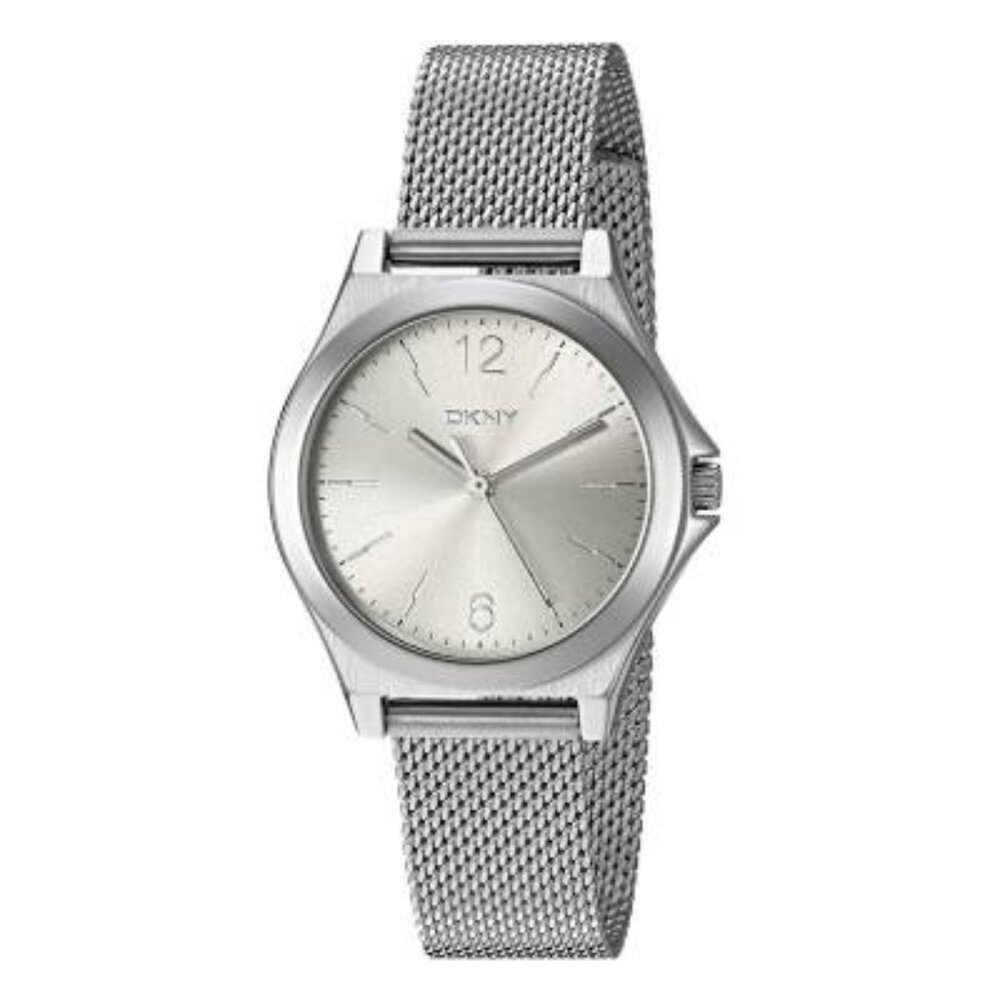 DKNY Women's Parsons Silver Mesh Stainless Steel Watch